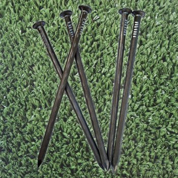 Artificial grass nail, 6.3mm x 16cm, smooth and shiny - Package of 125 pieces.